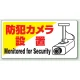 標識 防犯カメラ設置 エコユニボード 200×400 (802-60) 防犯カメラ設置
