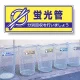一般廃棄物分別標識 エコユニボード 120×300 蛍光灯 (822-46) 蛍光灯