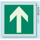 非常口 (避難口) 誘導標識蓄光ステッカー 500×500 矢印のみ (824-15) 矢印のみ