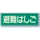 蓄光性標識 100×300 蓄光板 避難はしご (829-52) 避難はしご