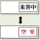 空室表示 来客中＆空室 (843-40)