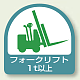 作業管理関係ステッカー 2枚1組 フォークリフト1t以上 (851-61)