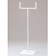 フリースタンド スチール白塗装仕上げ 300角×1015 (868-20A) ※無し
