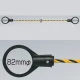 コーンロープ 12Ф×2000mm (872-44) 12Ф×2000mm