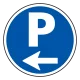 (サインタワー同時購入用)上部標識 P← (887-702L) P←