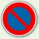 道路標識 (構内用) アルミ 600φ 駐車禁止 (894-14) 駐車禁止