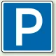 指示標識 アルミ 600×600 駐車可 (894-24) 駐車可