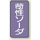JIS配管識別ステッカー（10枚1組） 苛性ソーダ (極小) 60×30mm (AST-5-4SS)