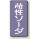 JIS配管識別ステッカー（10枚1組） 苛性ソーダ (大) 150×80mm (AST-5-4L) 苛性ソーダ (大) 150×80mm