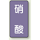 JIS配管識別ステッカー（10枚1組） 硝酸 (極小) 60×30mm (AST-5-9SS)