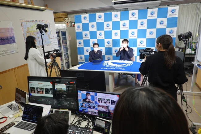 NPO法人の撮影用背景のバックパネルを製作しました!