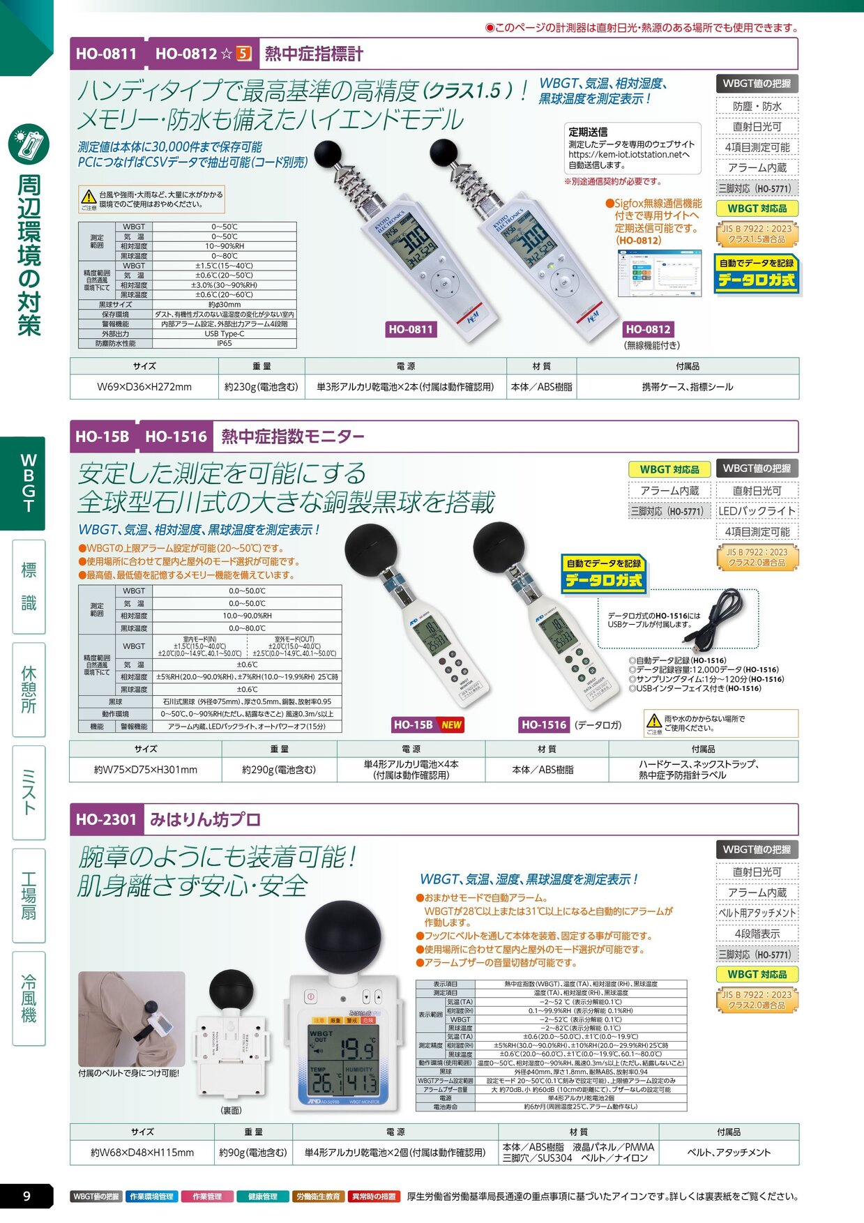 ユニット 熱中症対策用品カタログ 2026年版（166R） P.9