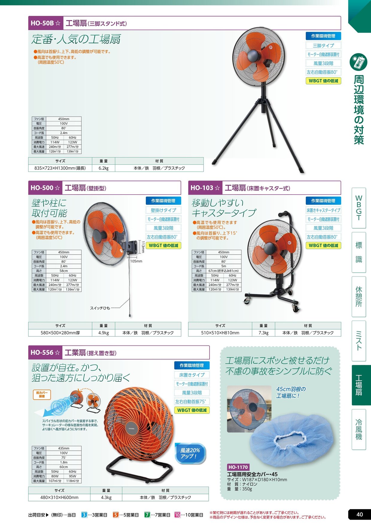 ユニット 熱中症対策用品カタログ 2026年版（166R） P.40