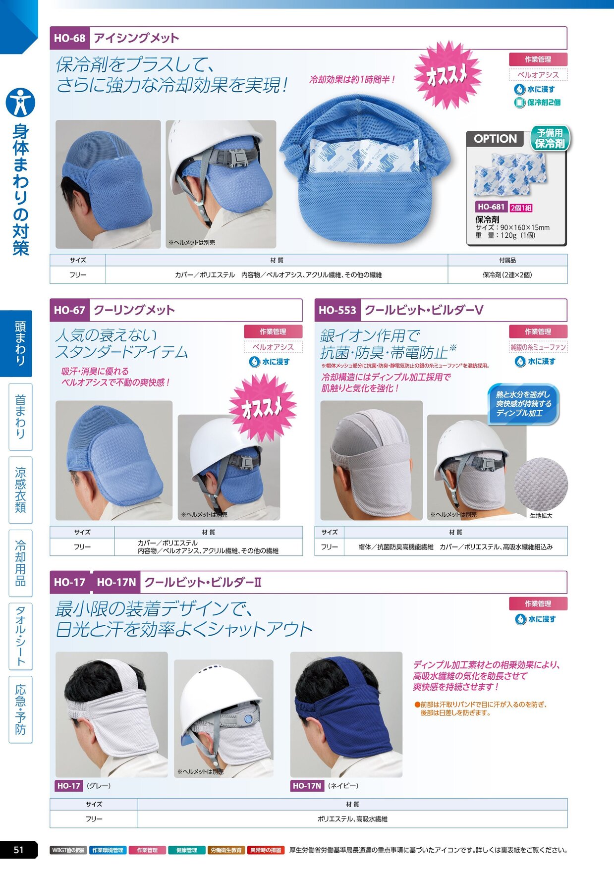 ユニット 熱中症対策用品カタログ 2026年版（166R） P.51