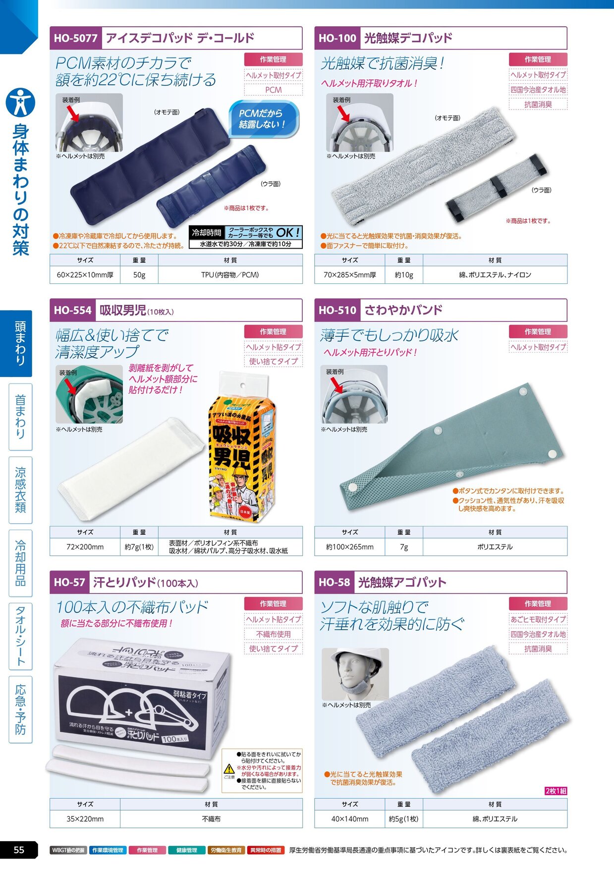 ユニット 熱中症対策用品カタログ 2026年版（166R） P.55