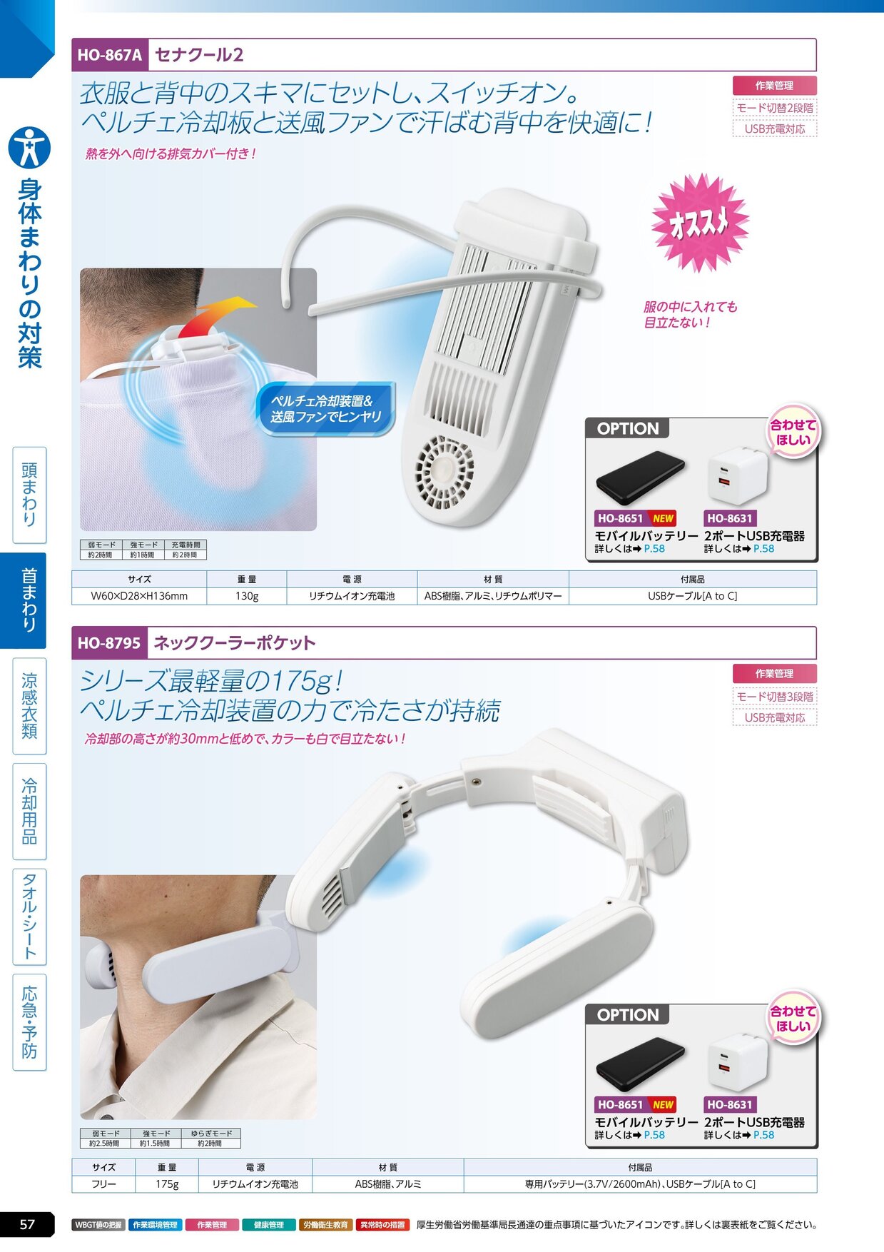 ユニット 熱中症対策用品カタログ 2026年版（166R） P.57