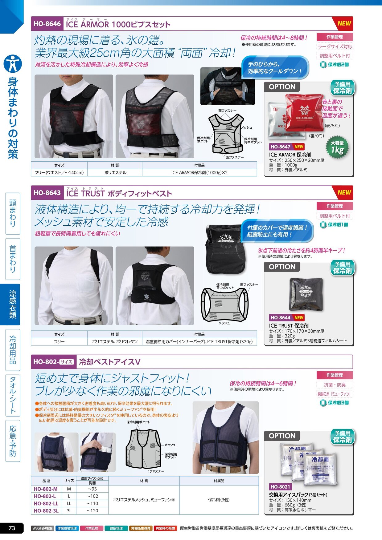 ユニット 熱中症対策用品カタログ 2026年版（166R） P.73