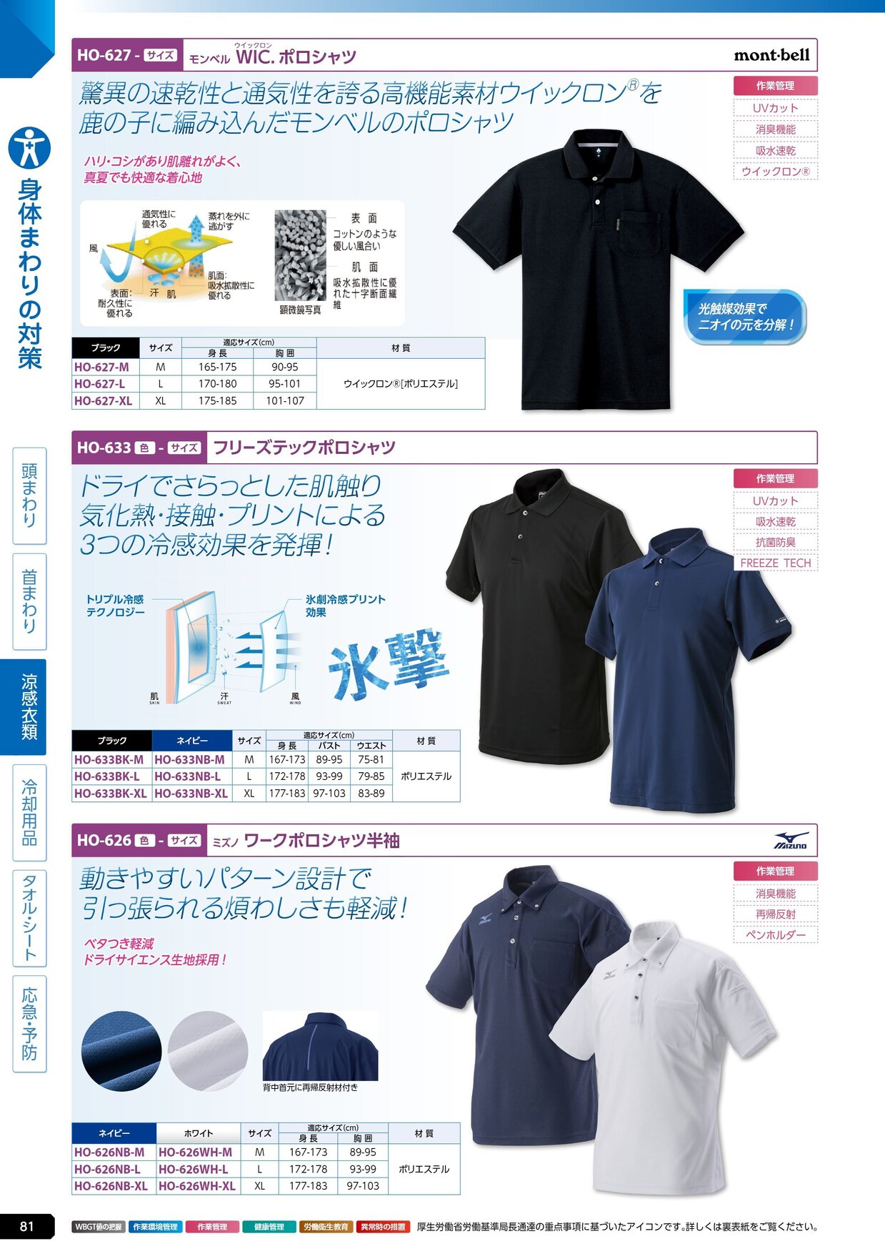 ユニット 熱中症対策用品カタログ 2026年版（166R） P.81