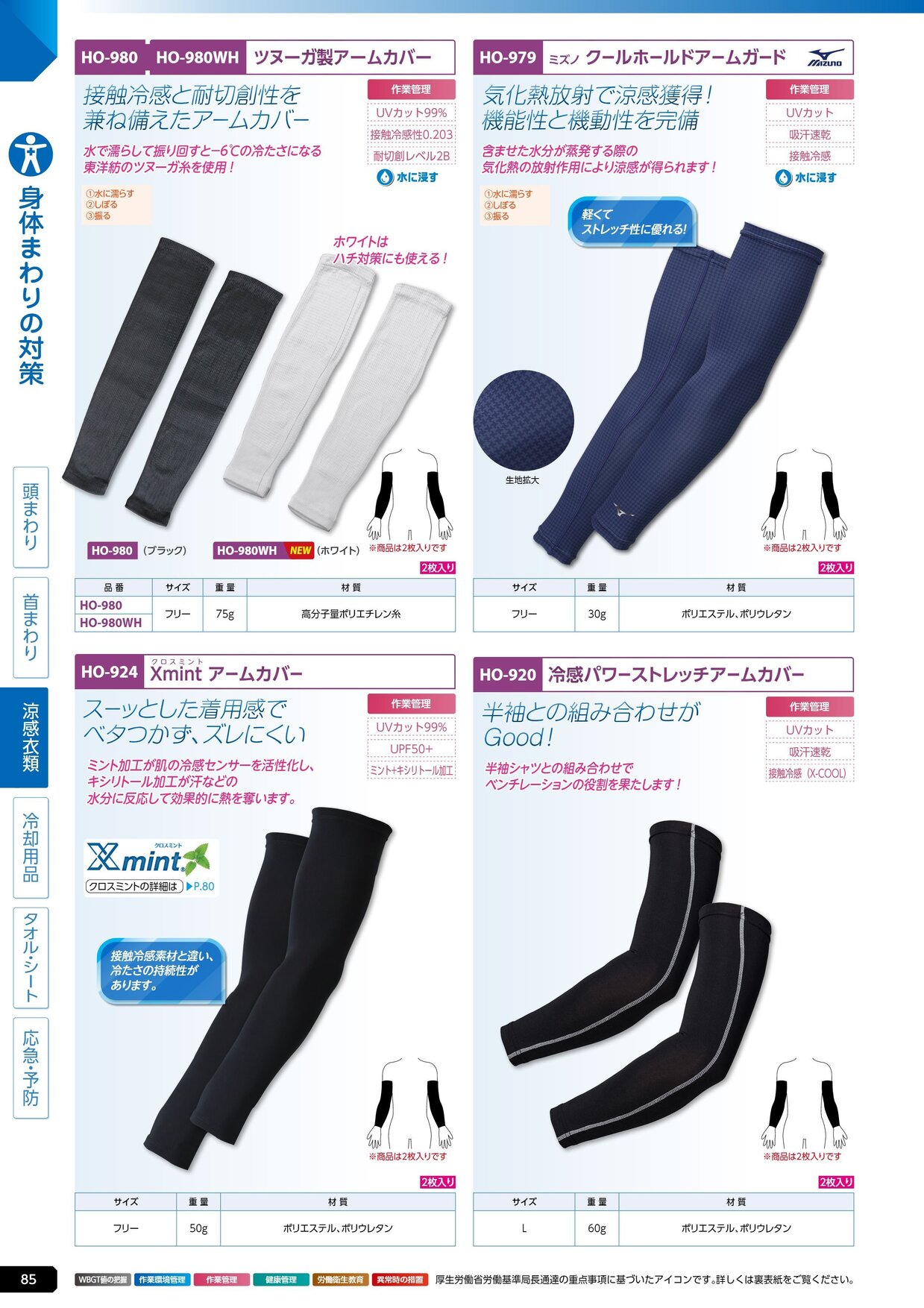 ユニット 熱中症対策用品カタログ 2026年版（166R） P.85