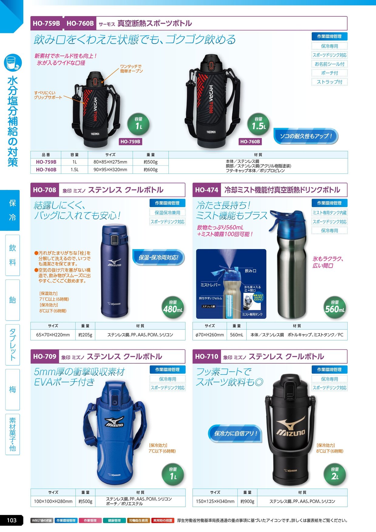 ユニット 熱中症対策用品カタログ 2026年版（166R） P.103