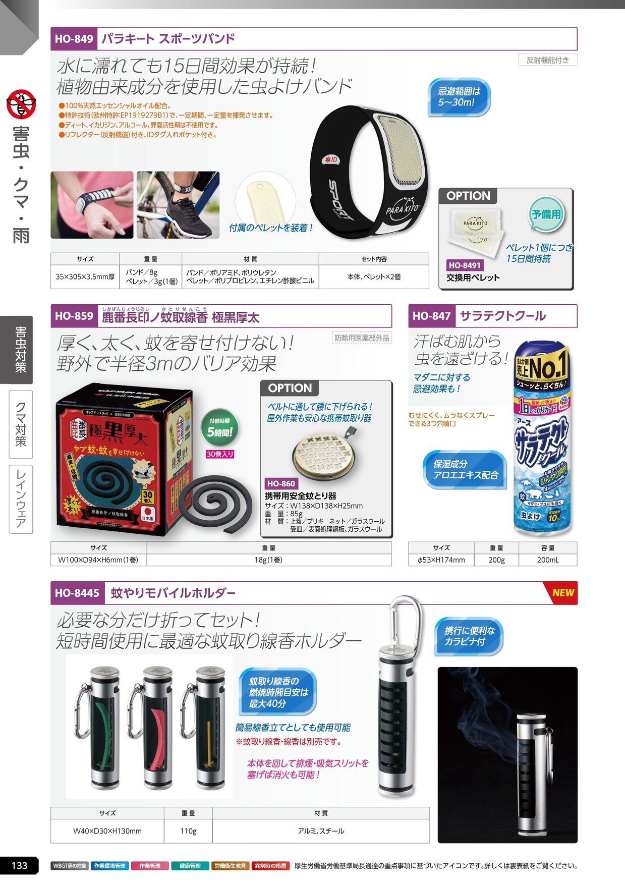 ユニット 熱中症対策用品カタログ 2026年版（166R） P.133