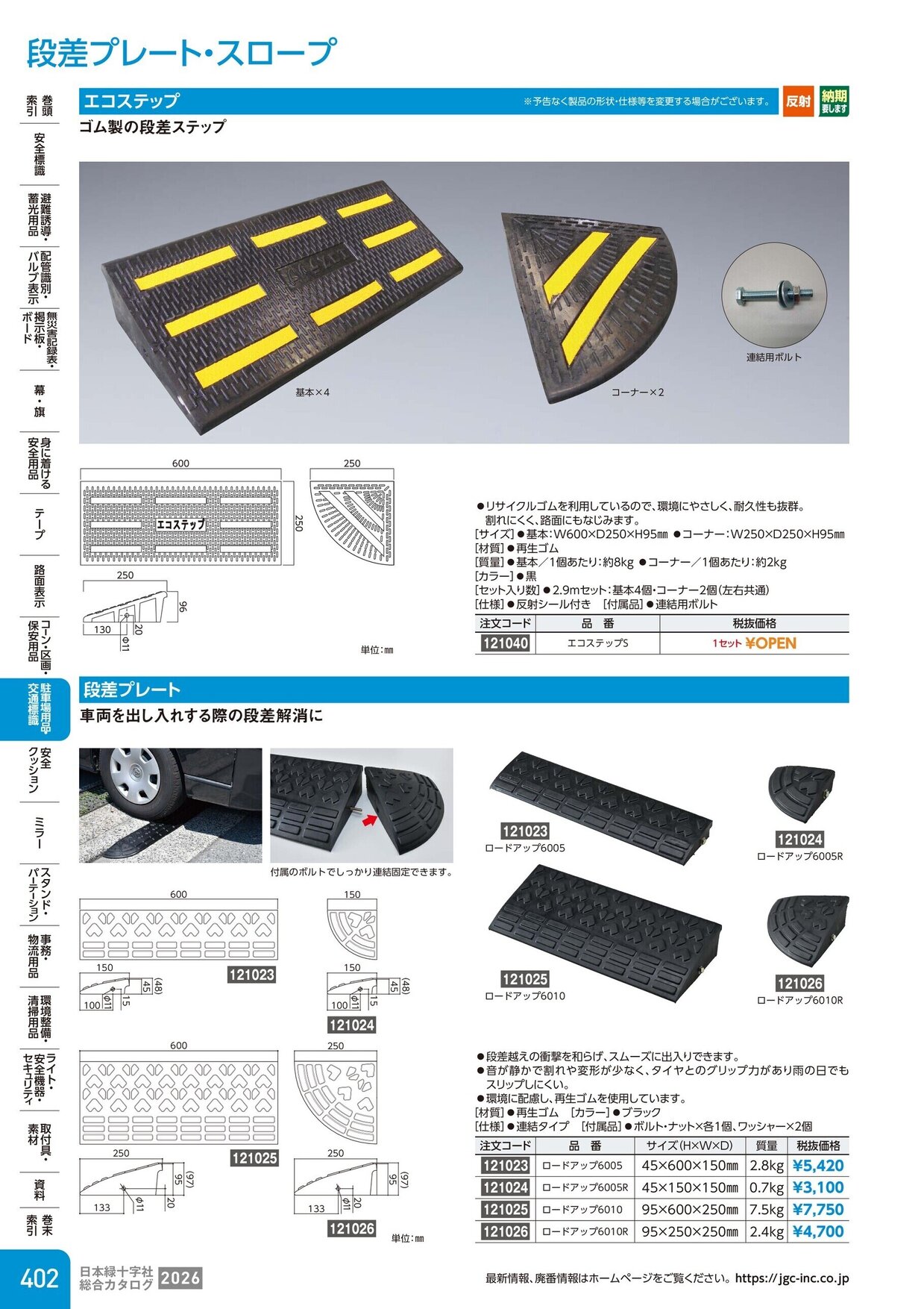 日本緑十字社 安全用品・安全標識総合カタログ 2026 P.402