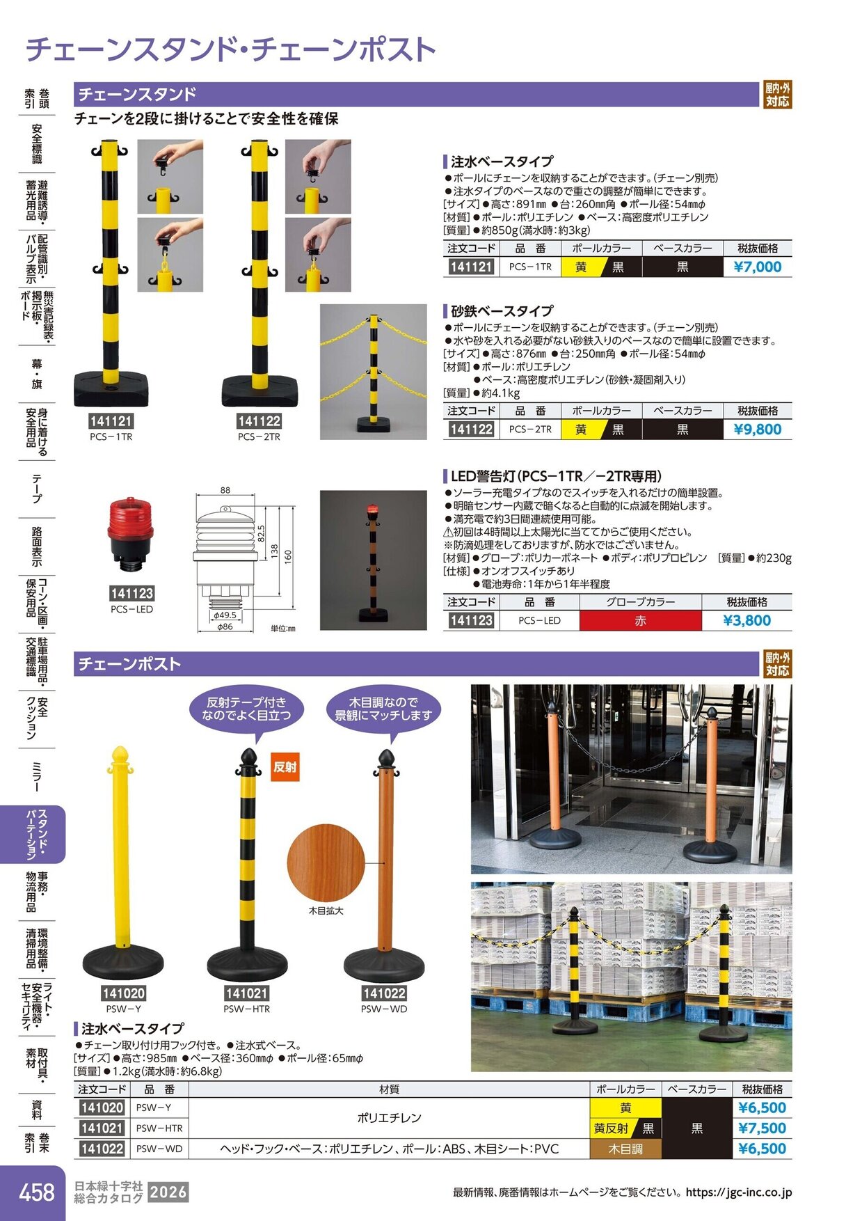 日本緑十字社 安全用品・安全標識総合カタログ 2026 P.458