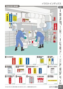 日本緑十字社 安全用品・安全標識総合カタログ 2026 P.13 - イラストインデックス／イラストインデックス