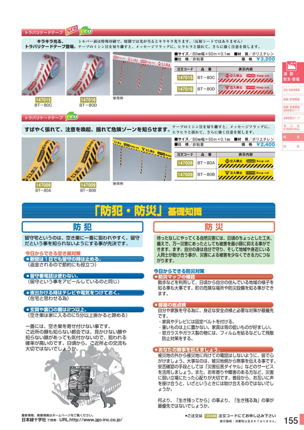 安全用品・安全標識総合カタログ 2019B P.155