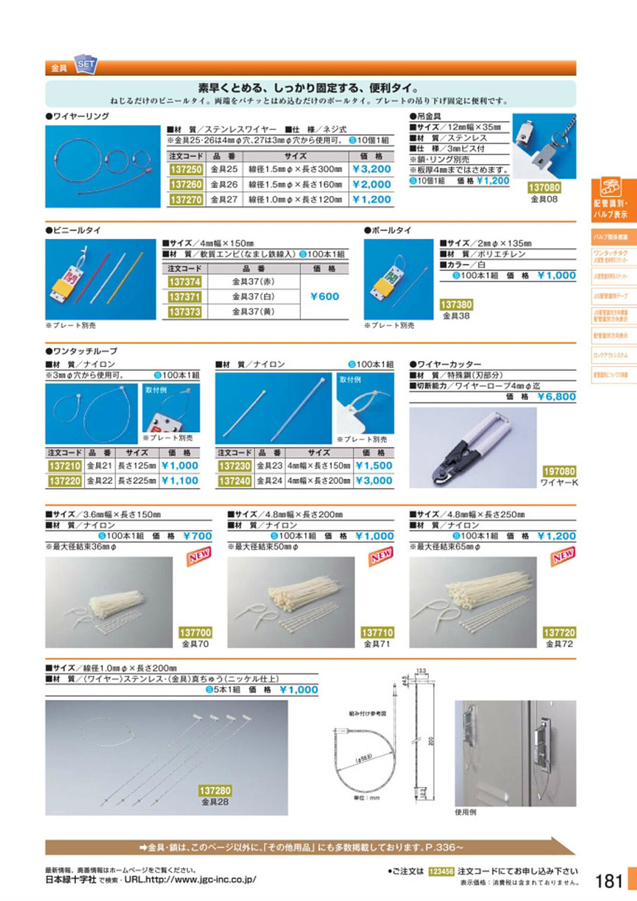 安全用品・安全標識総合カタログ 2019B P.181