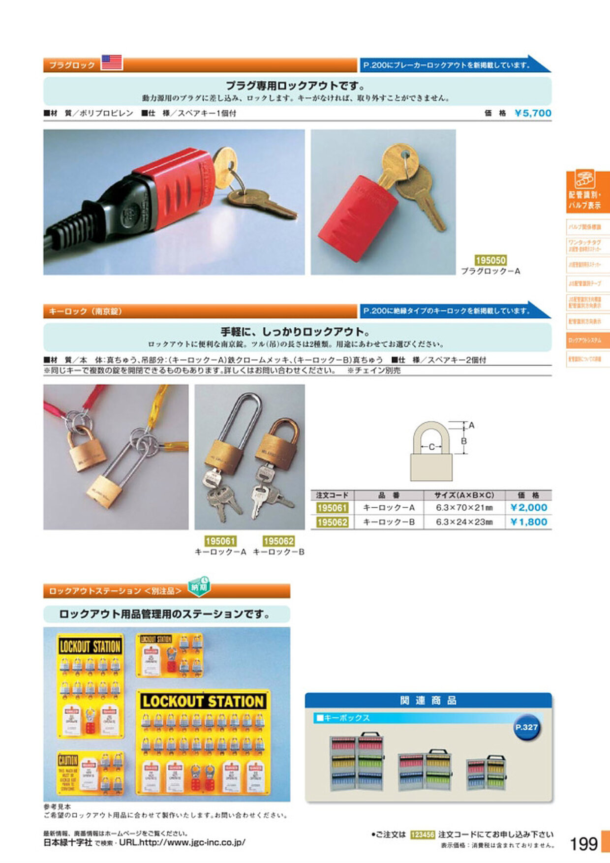 安全用品・安全標識総合カタログ 2019B P.199