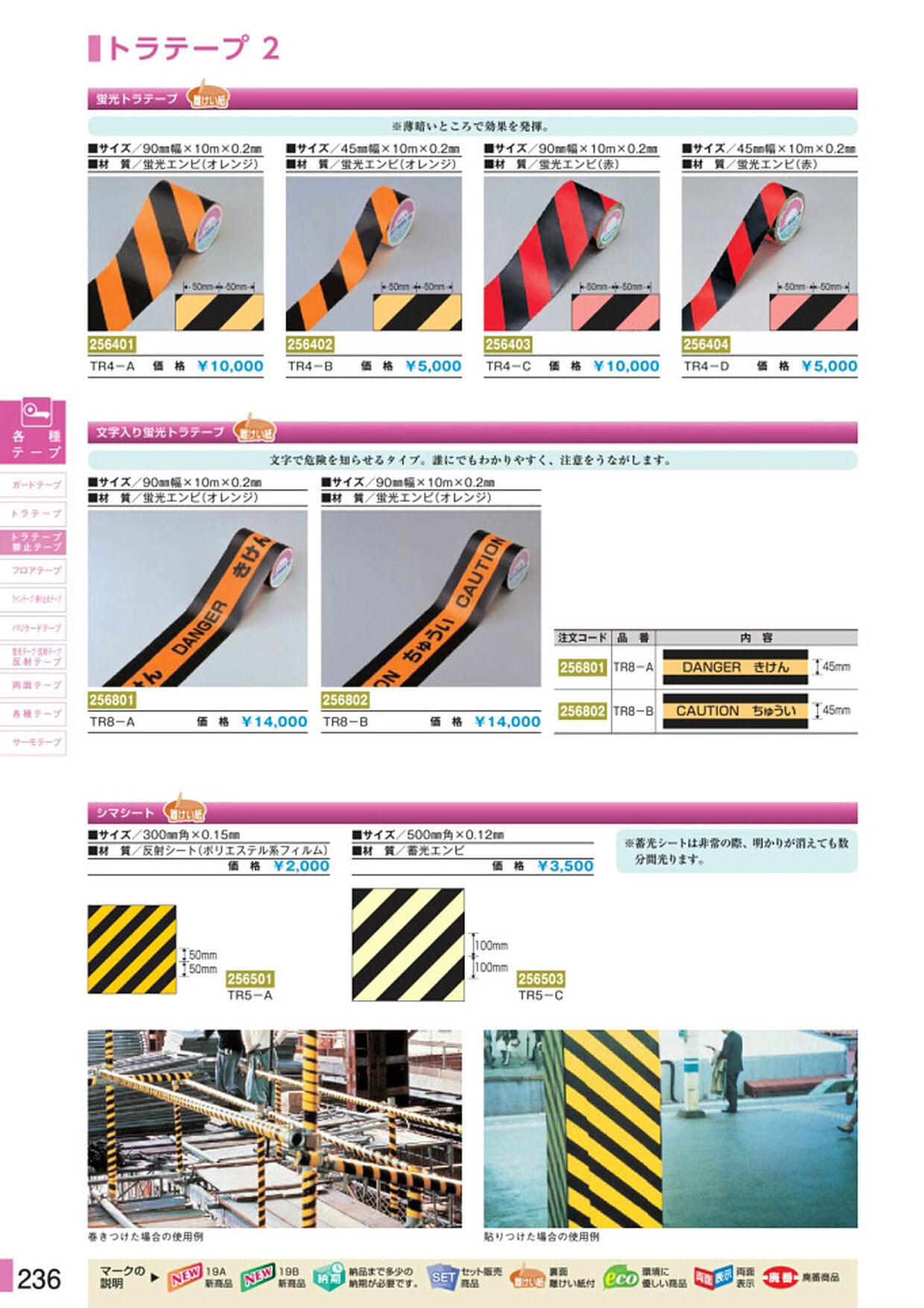 安全用品・安全標識総合カタログ 2019B P.236