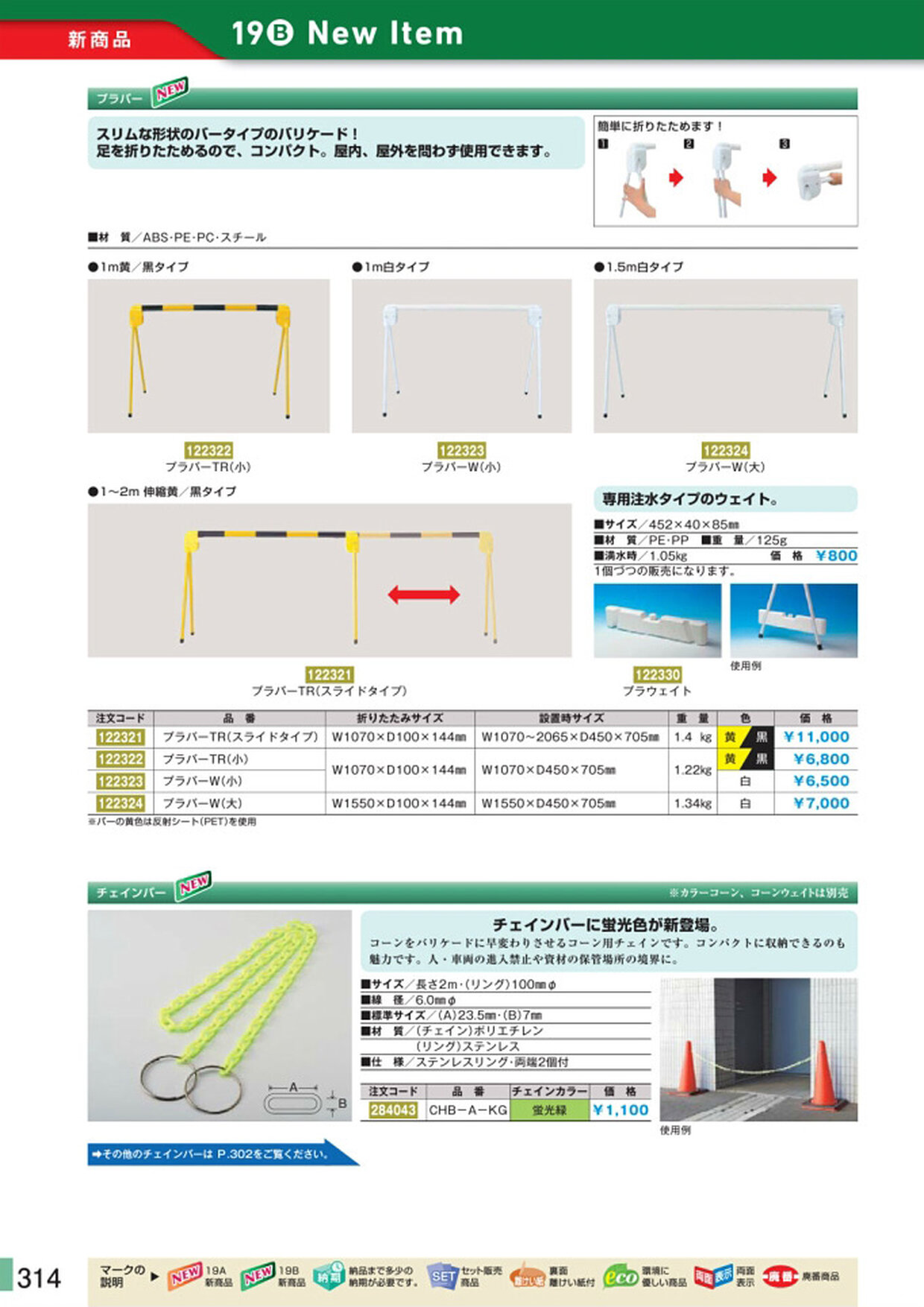 安全用品・安全標識総合カタログ 2019B P.314