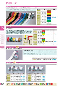 安全用品・安全標識総合カタログ 2019B P.248 - 両面テープ／両面テープ (2)