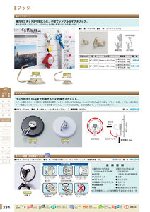 安全用品・安全標識総合カタログ 2019B P.334 - 金具／金具 2 (2)