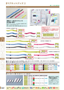安全用品・安全標識総合カタログ 2019B P.342 - マグネットグッズ／マグネットグッズ 1 (2)